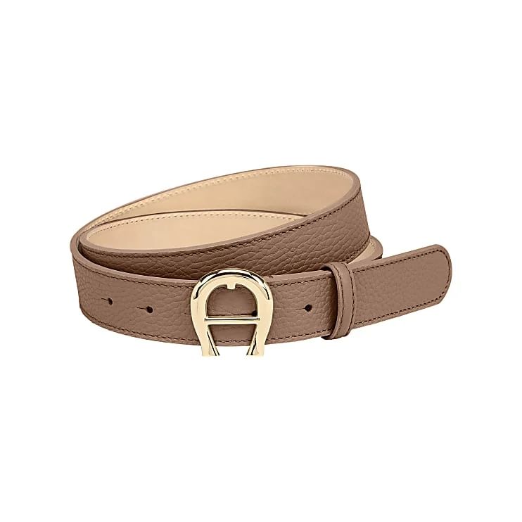 AIGNER LOGO GÜRTEL 3 CM - BEIGE AIGNER LOGO GÜRTEL 3 CM - BEIGE