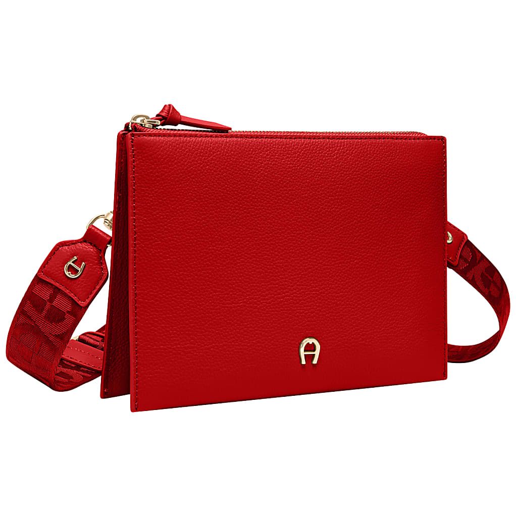 AIGNER ZITA BEUTEL MIT SCHULTERRIEMEN - ROT