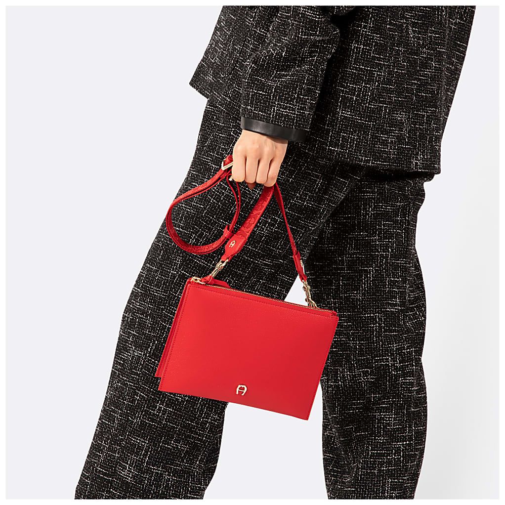 AIGNER ZITA BEUTEL MIT SCHULTERRIEMEN - ROT