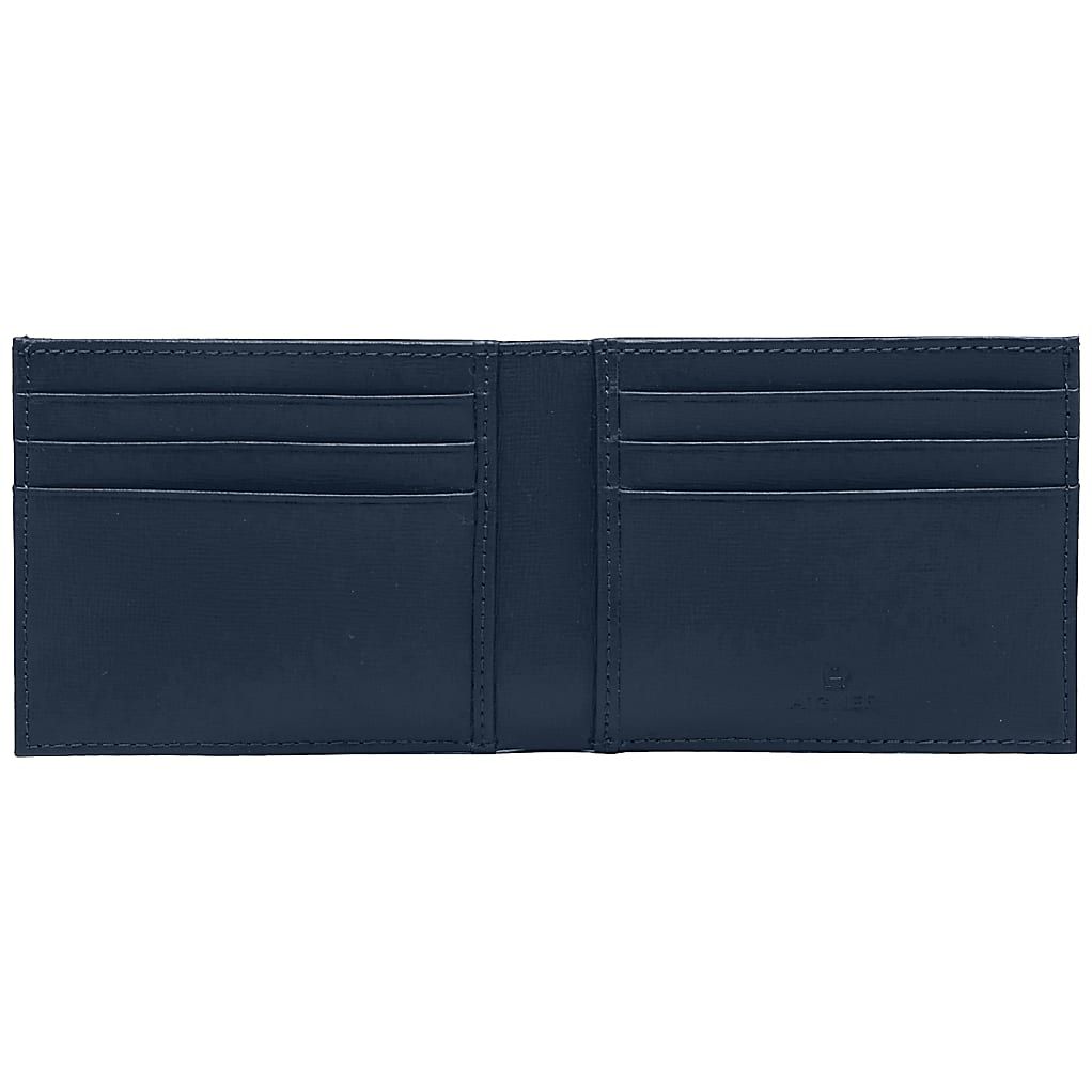 AIGNER SAFFIANO SCHEIN- UND KARTENTASCHE - BLAU