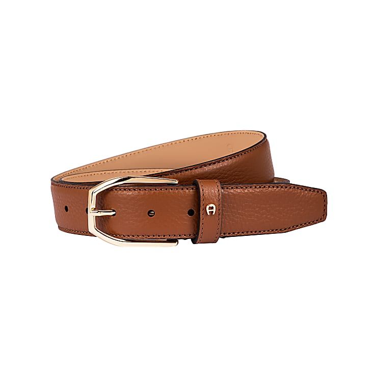 AIGNER CASUAL GÜRTEL 3,5 CM - BRAUN
