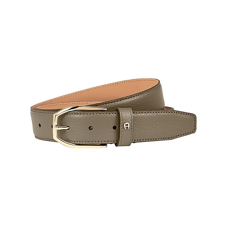 AIGNER CASUAL GÜRTEL 3,5 CM - GRAU