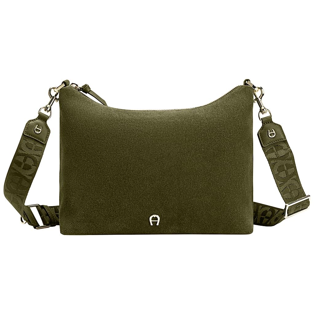 AIGNER ZITA SUEDE UMHÄNGETASCHE S - GRUEN