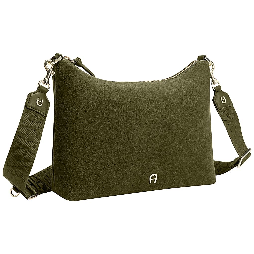 AIGNER ZITA SUEDE UMHÄNGETASCHE S - GRUEN