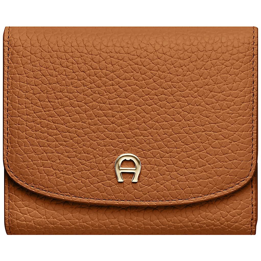 AIGNER CARRÉ SOFT GELDBÖRSE - BRAUN