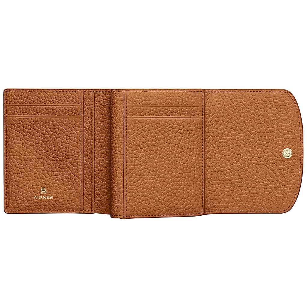 AIGNER CARRÉ SOFT GELDBÖRSE - BRAUN