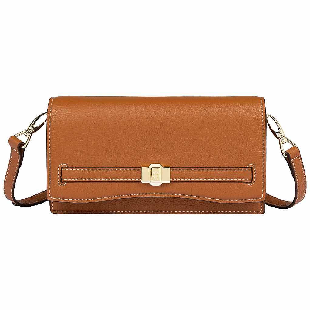 AIGNER FARAH WALLET ON CHAIN - BRAUN