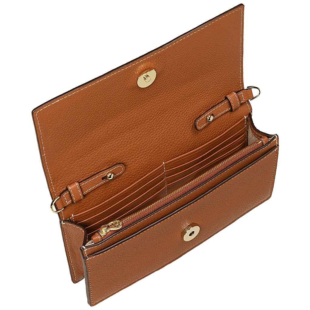 AIGNER FARAH WALLET ON CHAIN - BRAUN