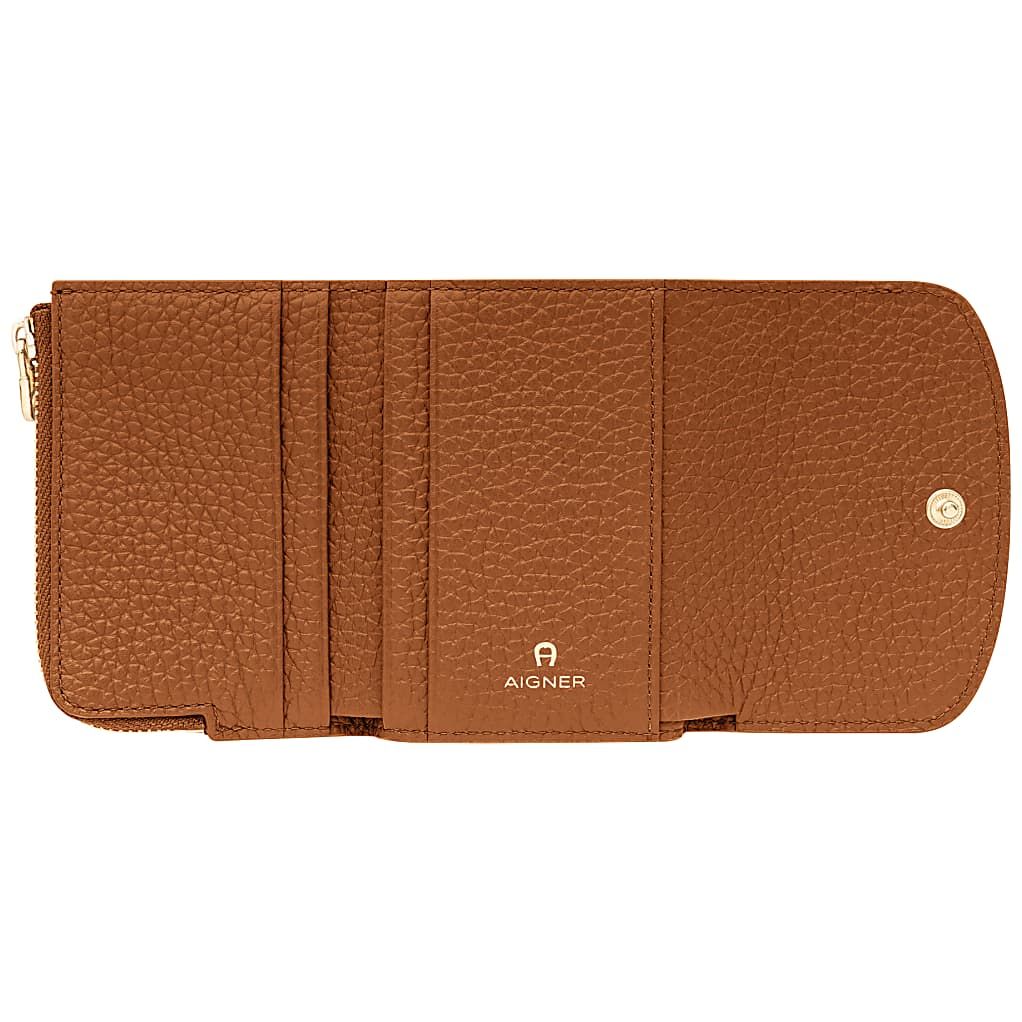 AIGNER CARRÉ SOFT GELDBÖRSE - BRAUN