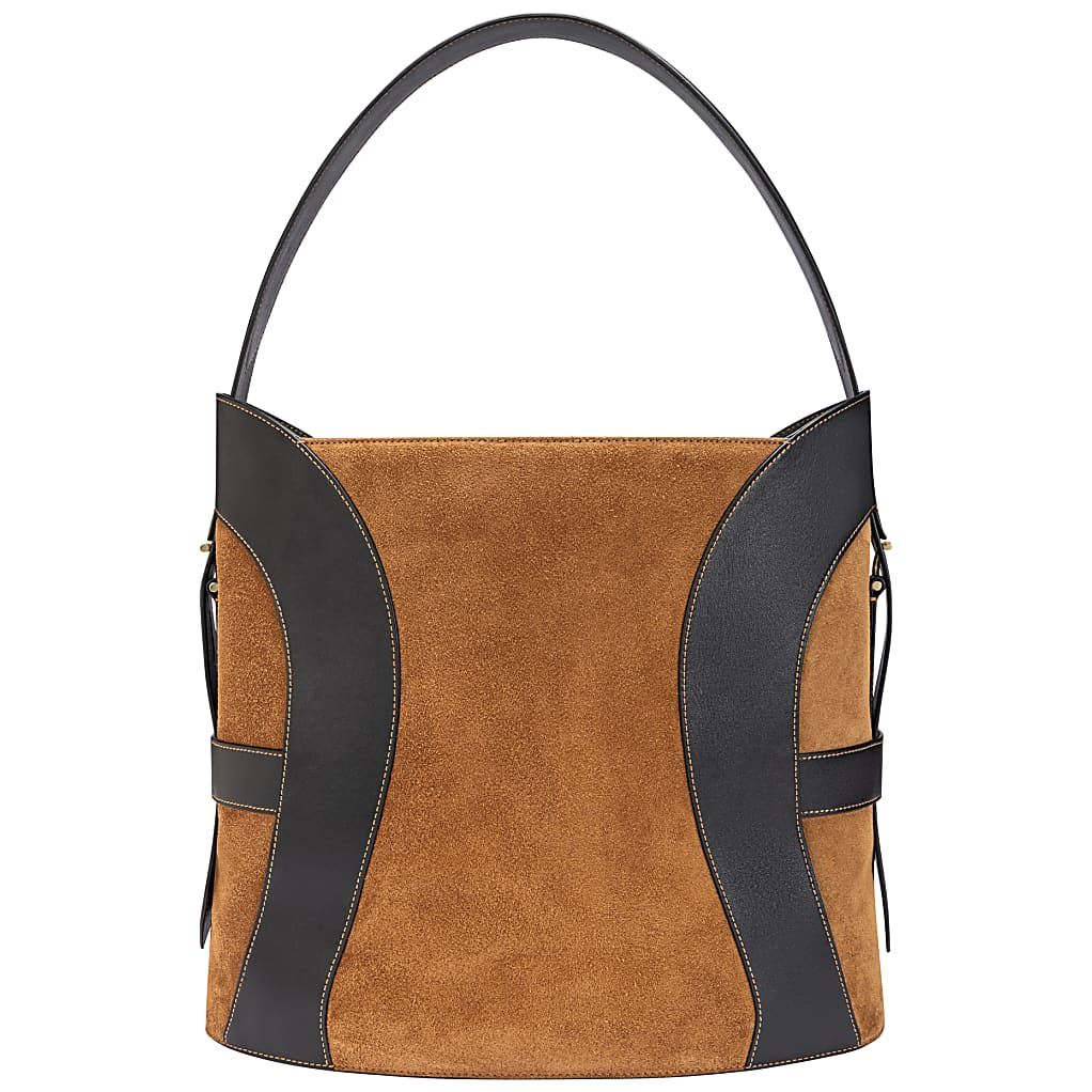 AIGNER DEBORAH SUEDE BEUTELTASCHE L - BEIGE