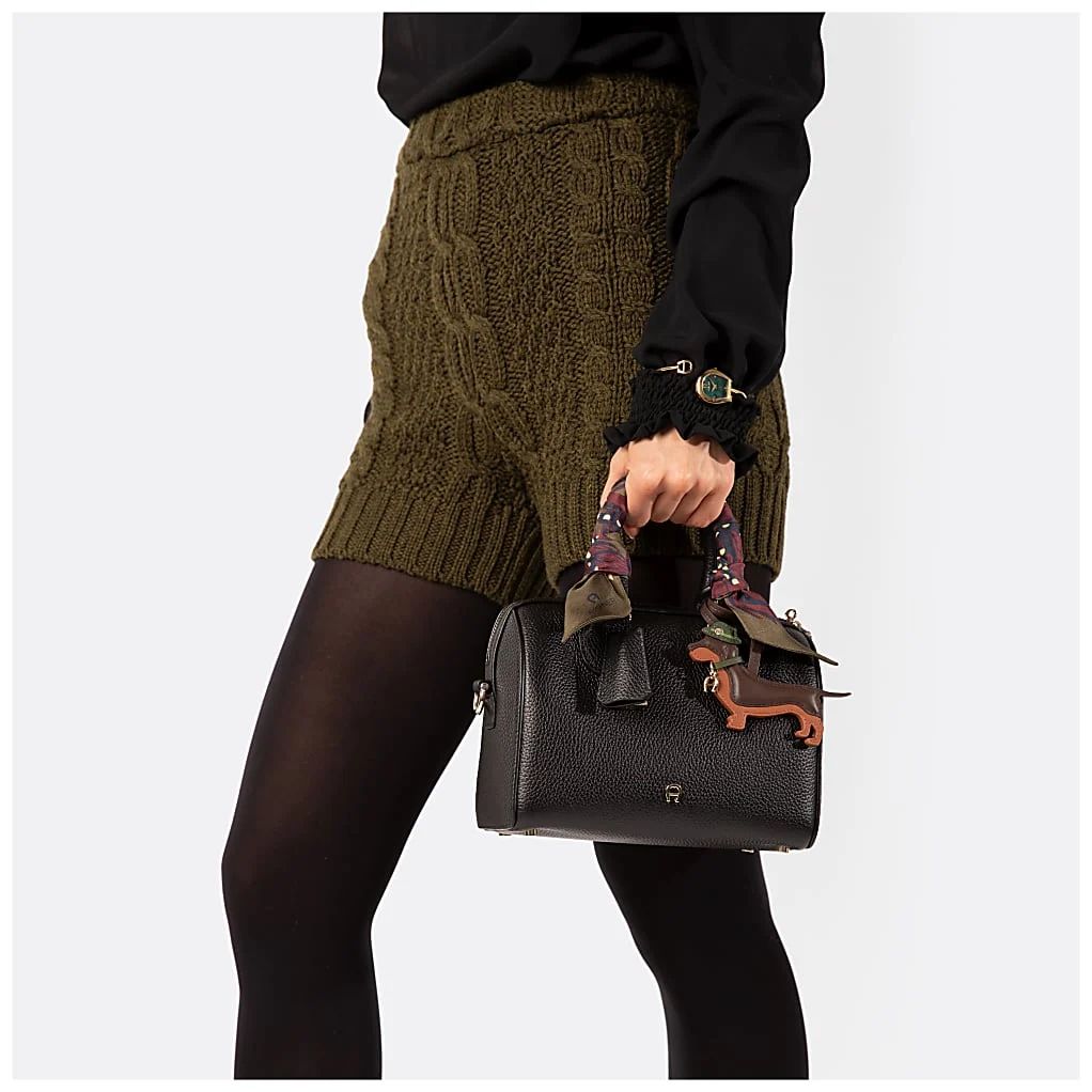 AIGNER DELIA HANDTASCHE XS - SCHWARZ