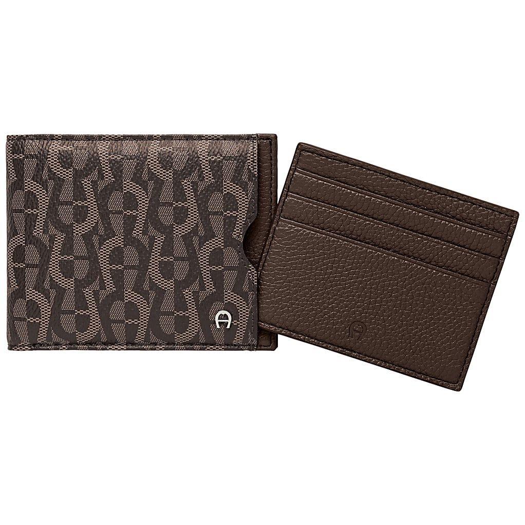 AIGNER ICON COVER GELDBÖRSE - BRAUN