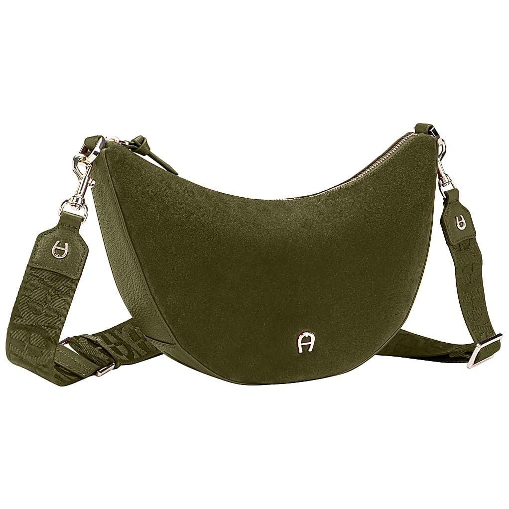 AIGNER ZITA SUEDE UMHÄNGETASCHE S - GRUEN