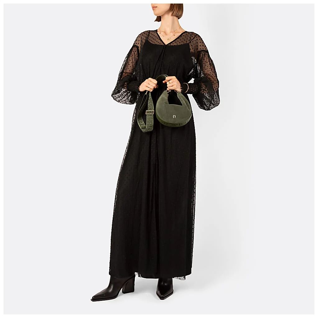 AIGNER ZITA SUEDE UMHÄNGETASCHE S - GRUEN