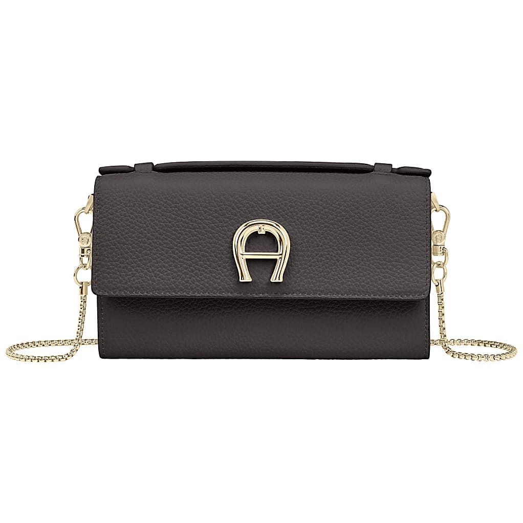 AIGNER WALLET ON CHAIN MIT HENKEL - BRAUN