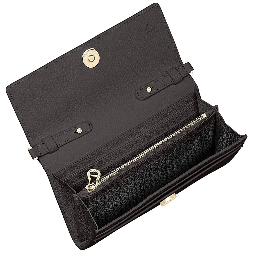 AIGNER WALLET ON CHAIN MIT HENKEL - BRAUN