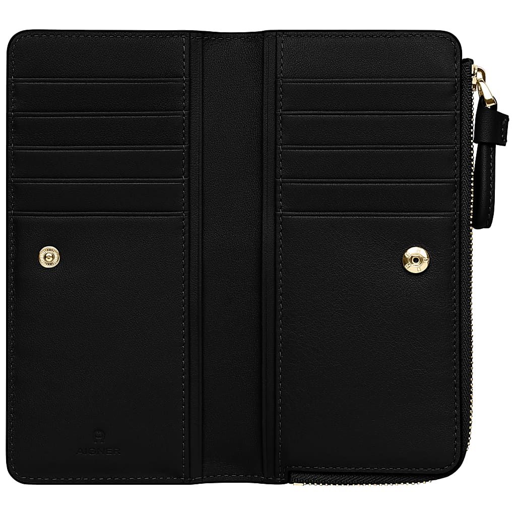 AIGNER AMBRA SCHEIN- UND KARTENTASCHE - SCHWARZ