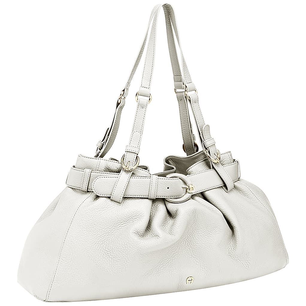 AIGNER LAVINIA HANDTASCHE M - WEIß