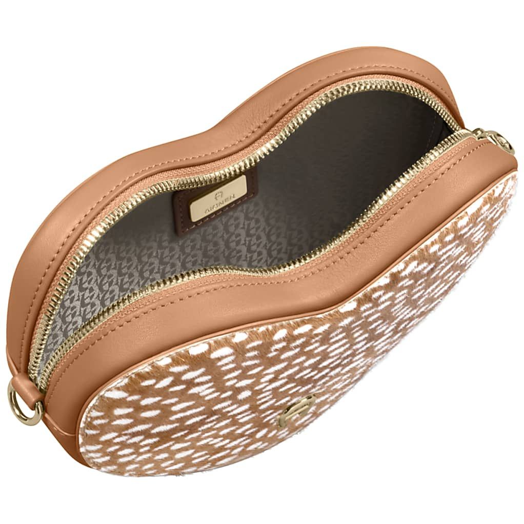 AIGNER HEART POUCH PUNTINA - BEIGE