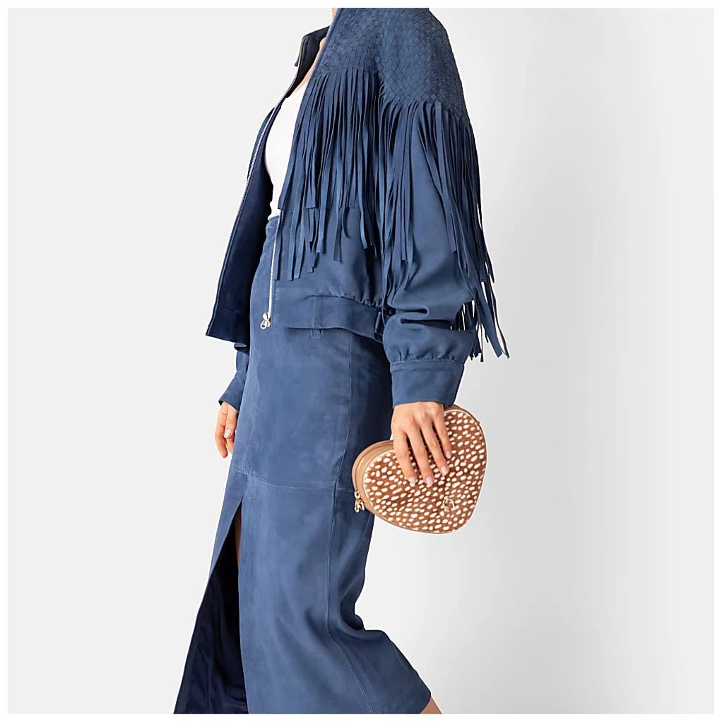 AIGNER HEART POUCH PUNTINA - BEIGE