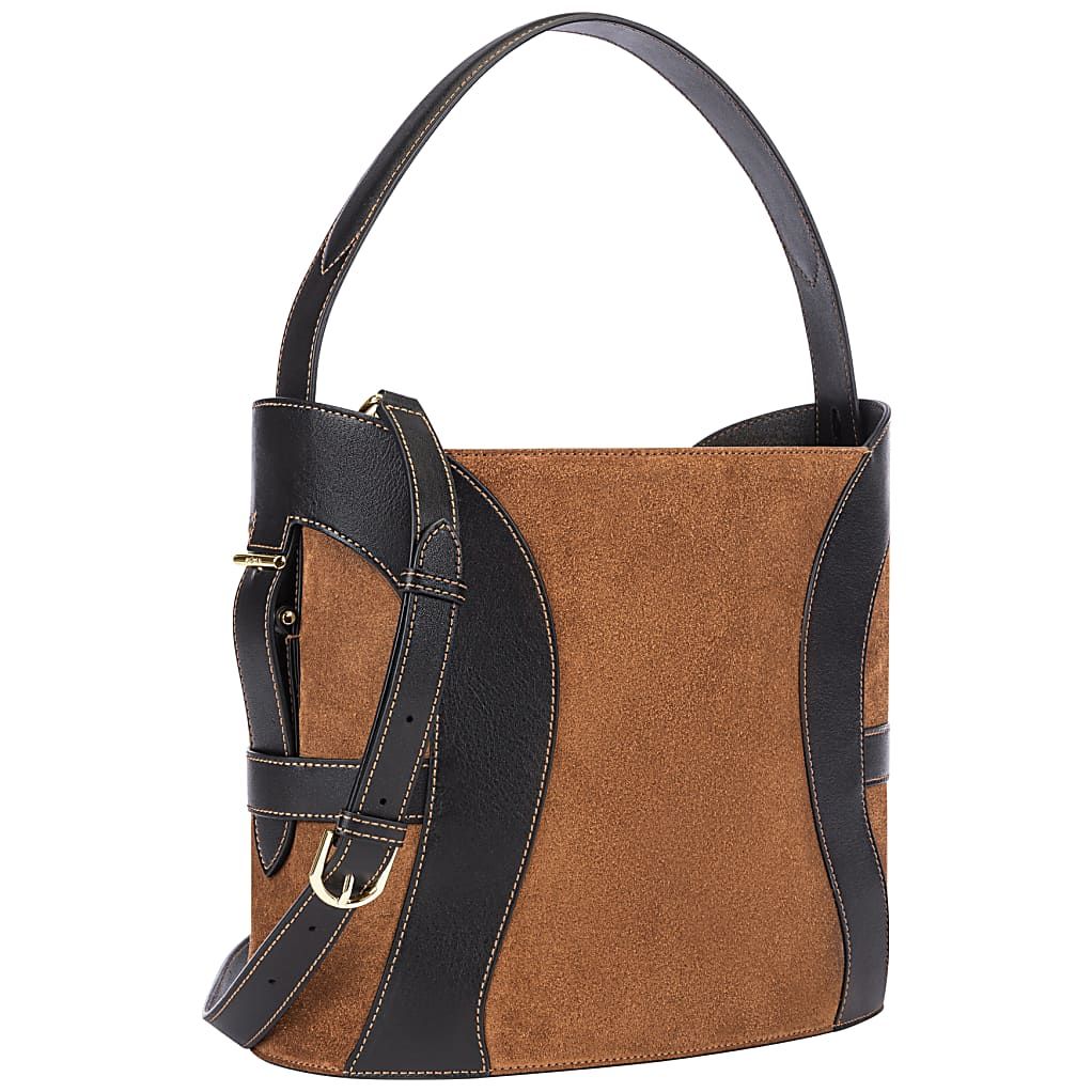 AIGNER DEBORAH SUEDE BEUTELTASCHE M - BEIGE