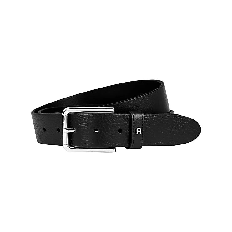 AIGNER CASUAL GÜRTEL 3,5 CM - SCHWARZ