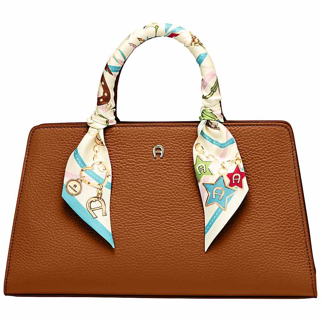 AIGNER CYBILL HANDTASCHE STRETCH M - BRAUN