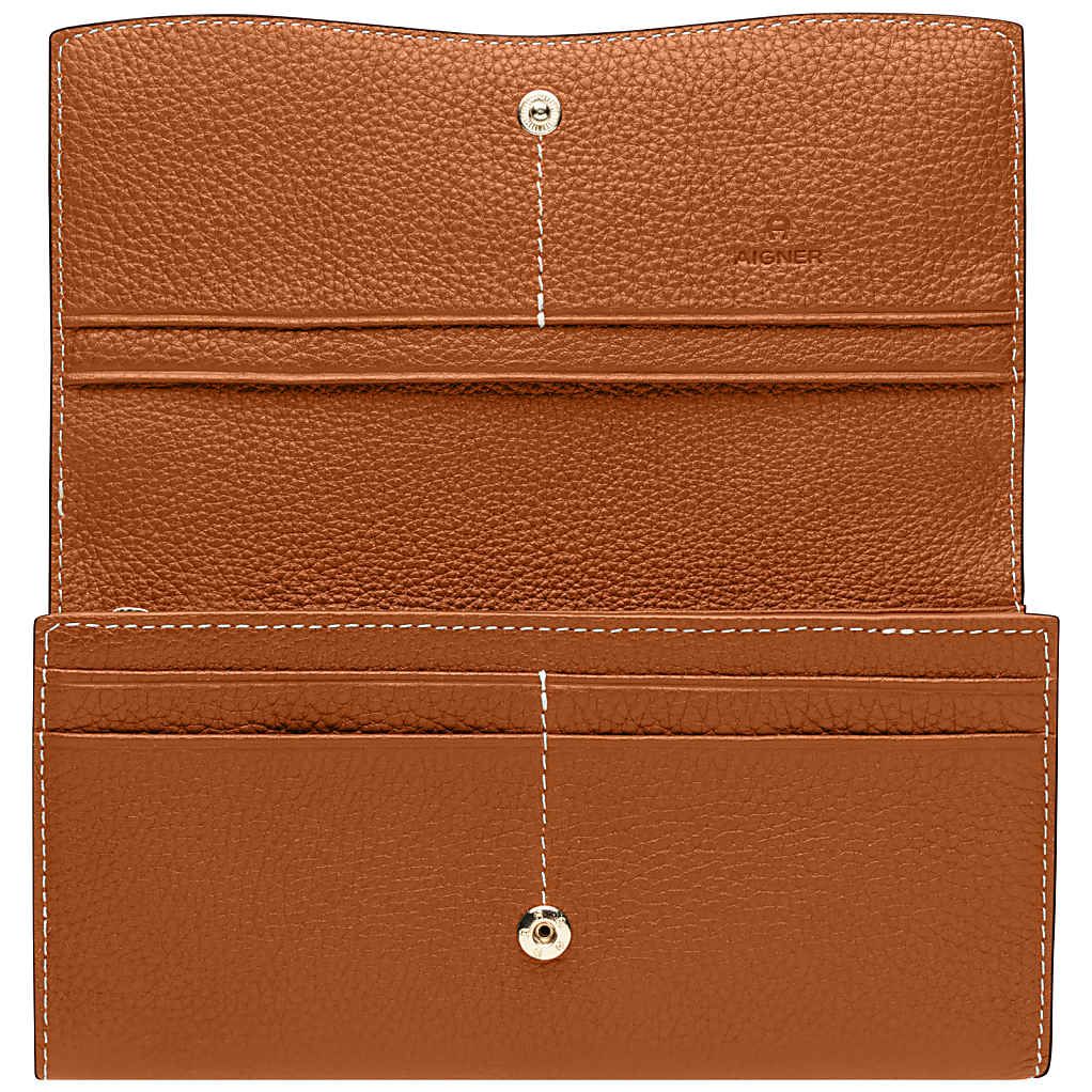 AIGNER FARAH SCHEIN- UND KARTENTASCHE - BRAUN
