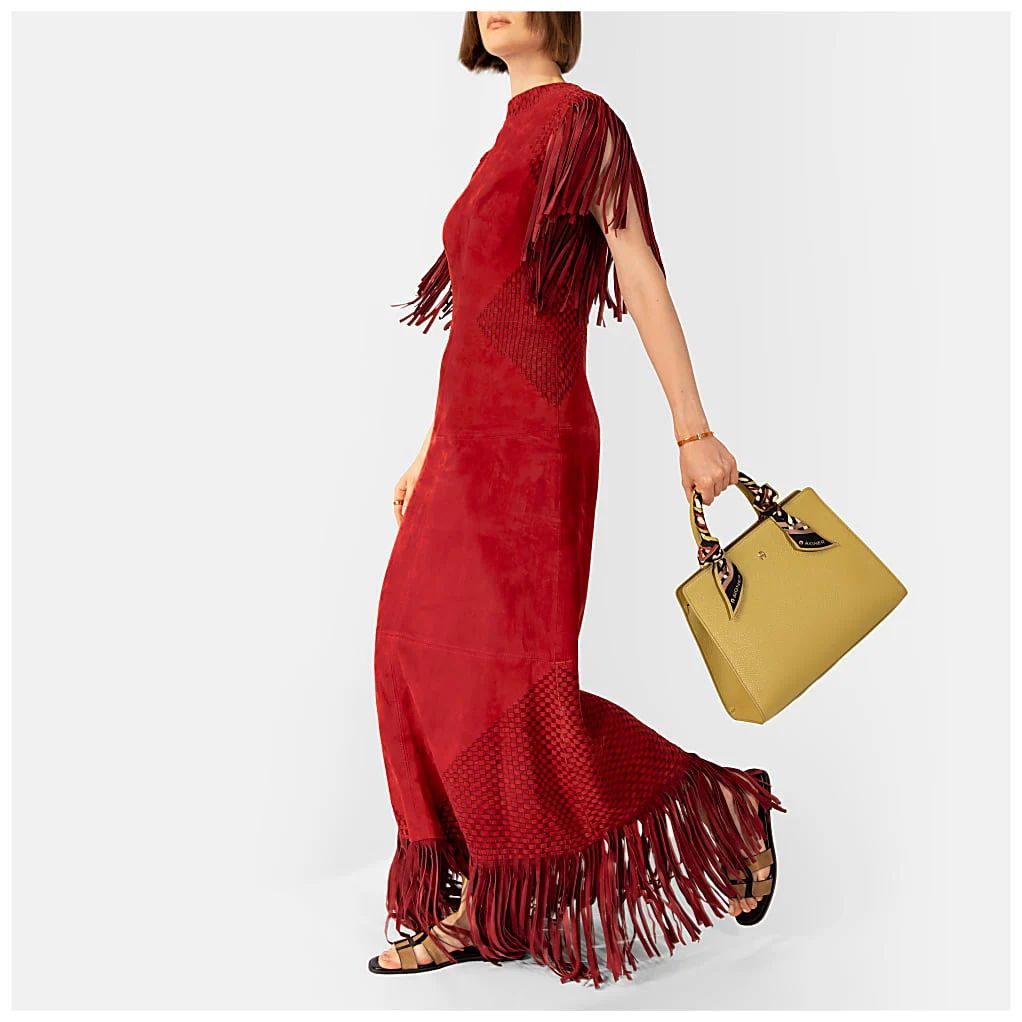 AIGNER CYBILL HANDTASCHE M - ROT