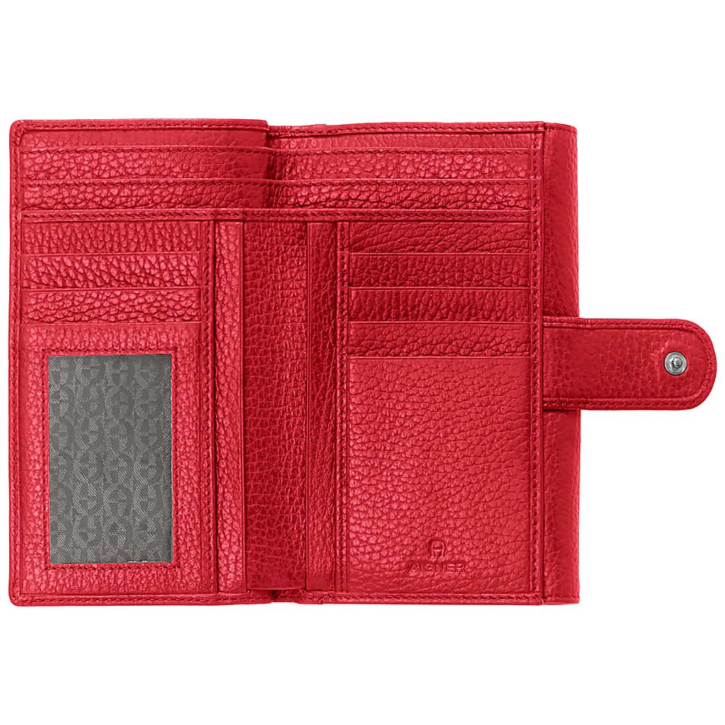 AIGNER KLASSISCHE GELDBÖRSE - ROT