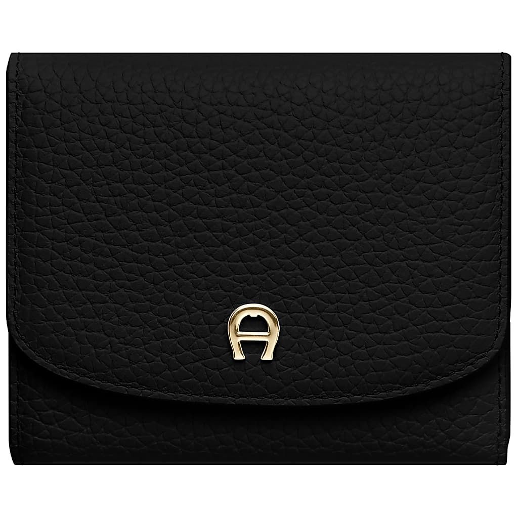 AIGNER CARRÉ SOFT GELDBÖRSE - SCHWARZ