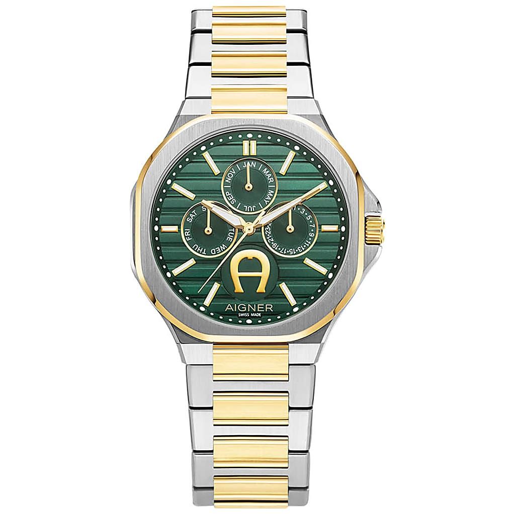 AIGNER HERRENUHR FERMO SILBER-GOLD - MULTICOLOUR