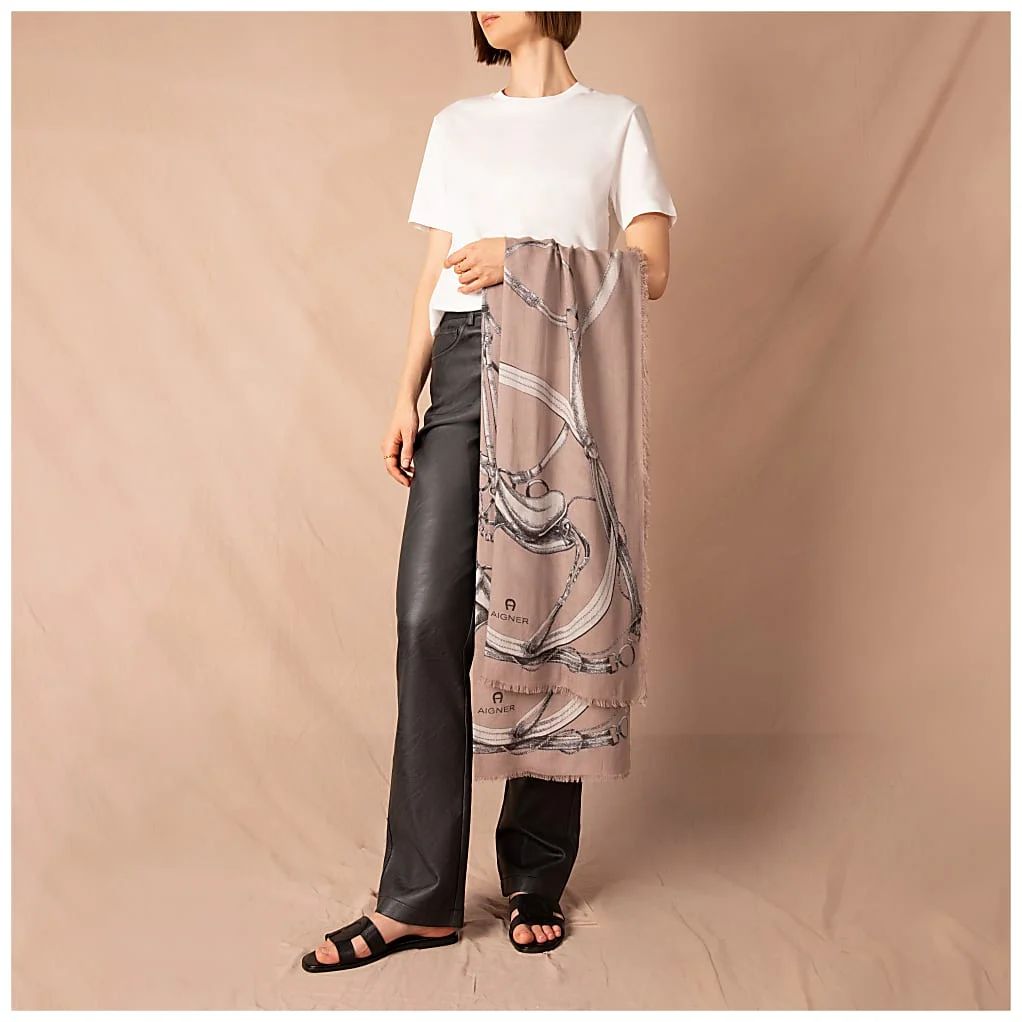 AIGNER LOGO STOLA M - GRAU