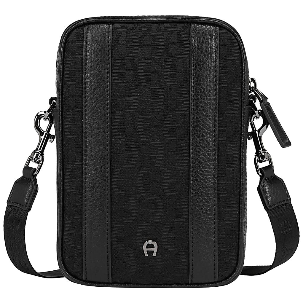AIGNER DIEGO UMHÄNGETASCHE LOGO XS - SCHWARZ