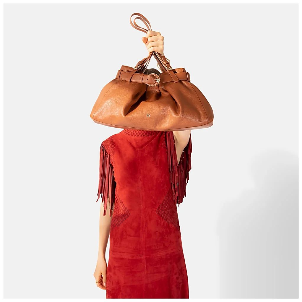 AIGNER LAVINIA HANDTASCHE M - WEIß