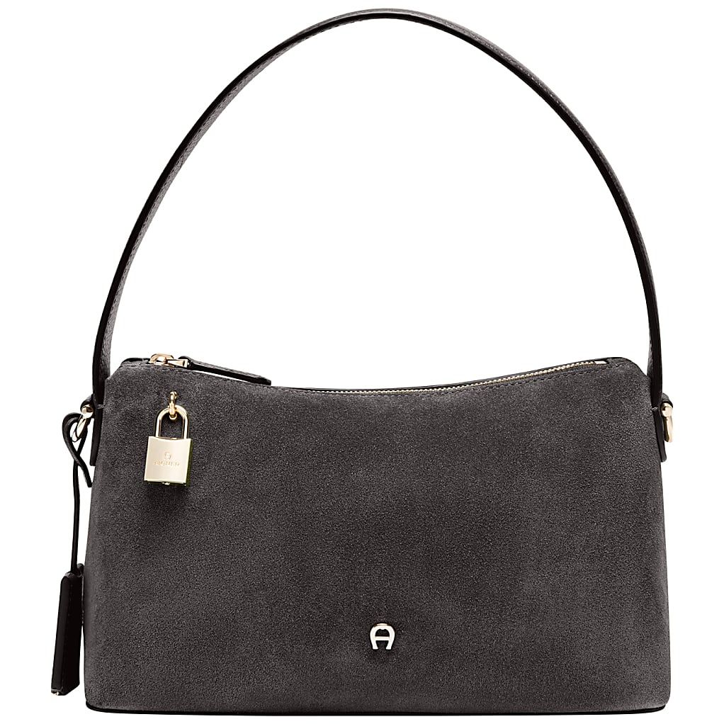AIGNER DELIA SUEDE BEUTEL S - GRAU