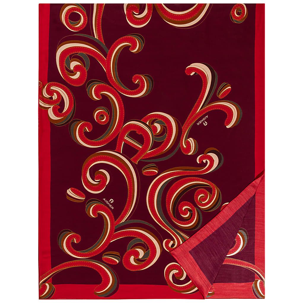 AIGNER SEASONAL STOLA - ROT