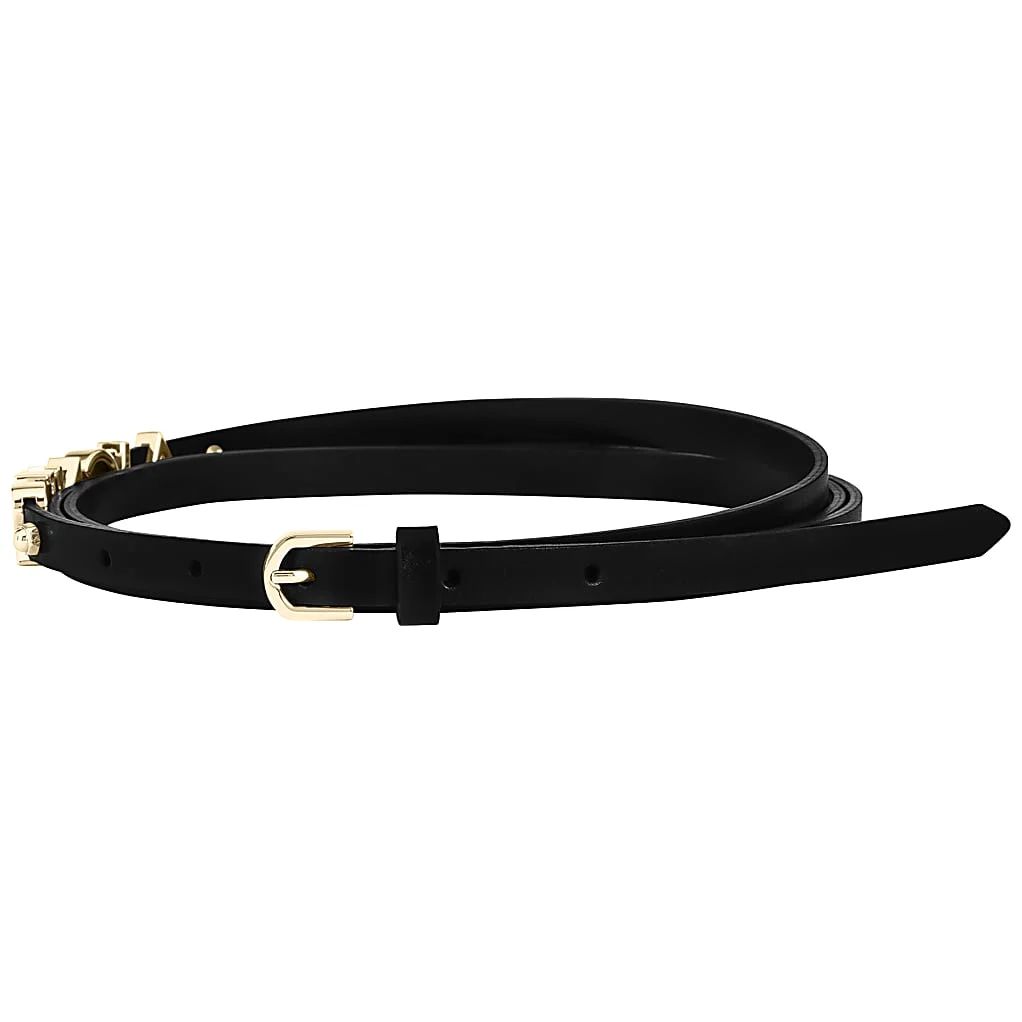 AIGNER LOGO GÜRTEL 1 CM - SCHWARZ