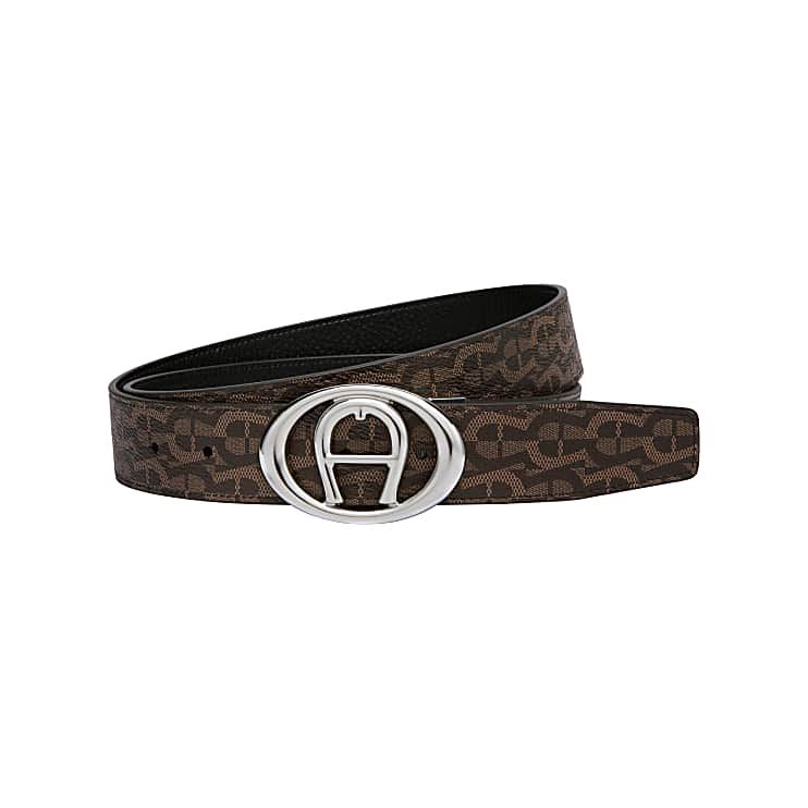 AIGNER BUSINESS WENDEGÜRTEL 3,5 CM - BRAUN