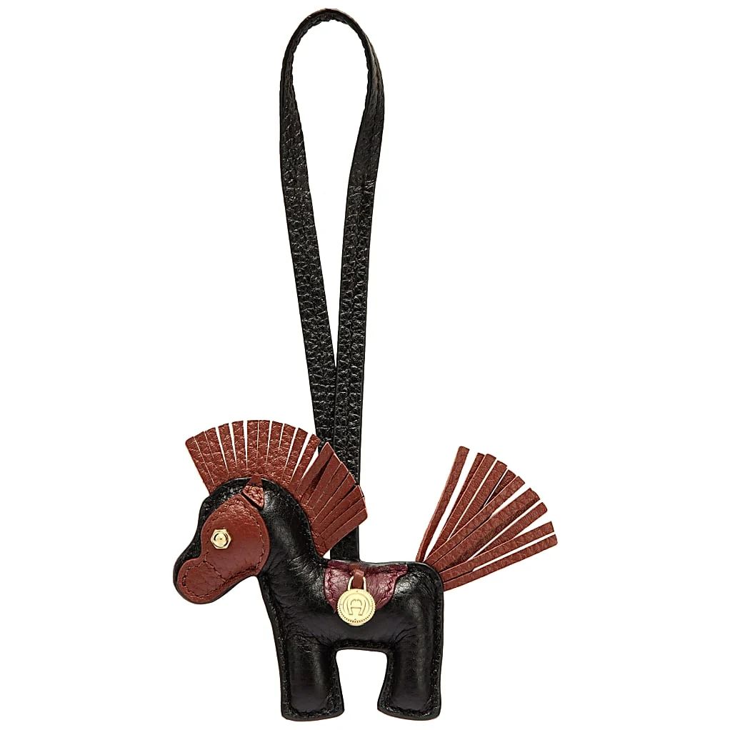 AIGNER FASHION ANHÄNGER PFERD - SCHWARZ