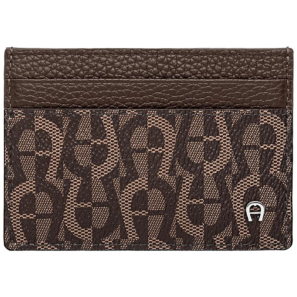 AIGNER ICON COVER KARTENETUI - BRAUN