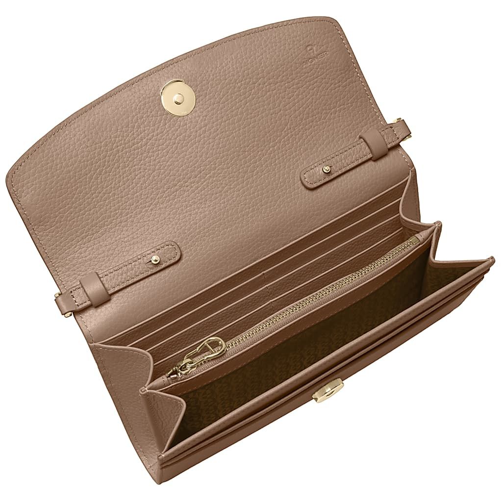 AIGNER CAVALLO WALLET ON CHAIN - BEIGE