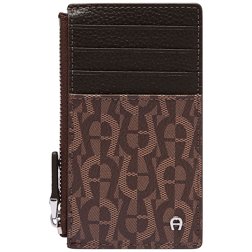 AIGNER ICON COVER KARTENETUI - BRAUN