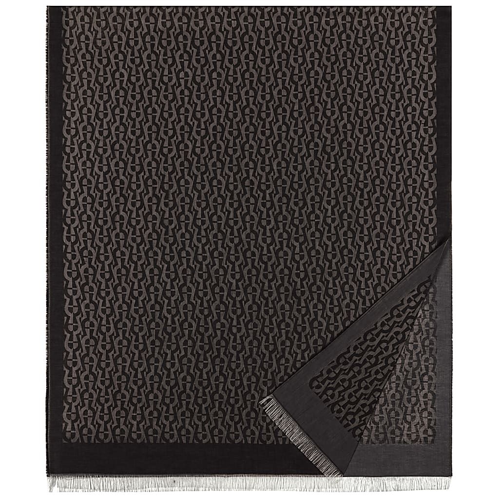AIGNER SCHAL M - SCHWARZ