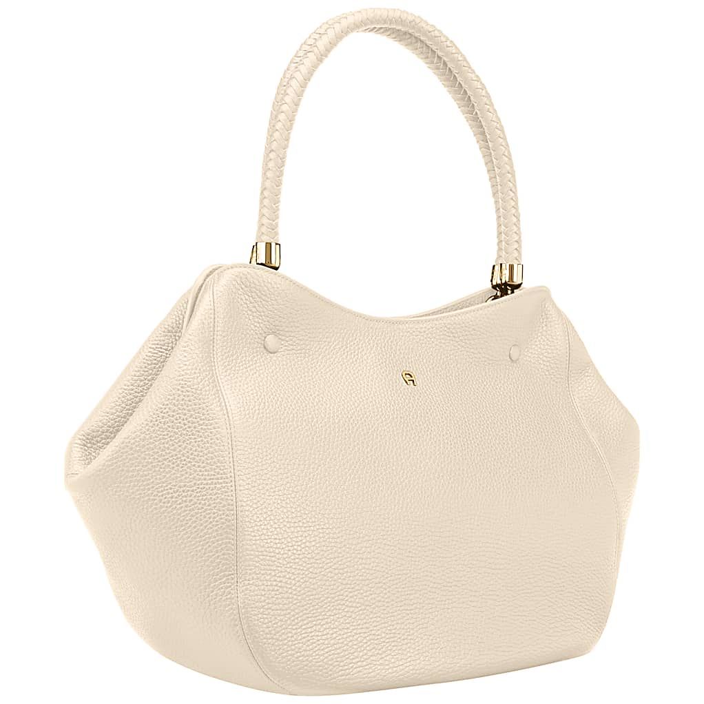 AIGNER CARRÉ SOFT SHOPPER L - WEIß