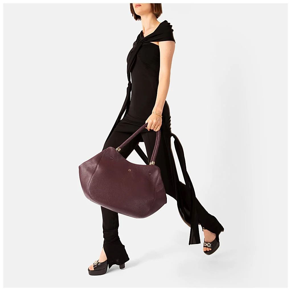 AIGNER CARRÉ SOFT SHOPPER L - WEIß