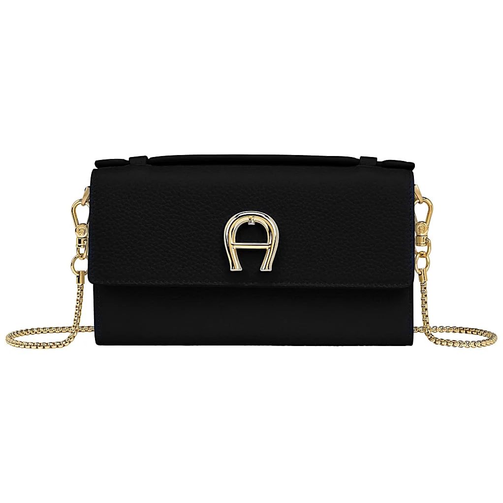AIGNER WALLET ON CHAIN MIT HENKEL - SCHWARZ
