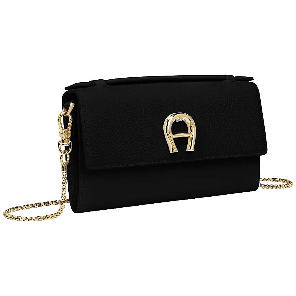 AIGNER WALLET ON CHAIN MIT HENKEL - SCHWARZ