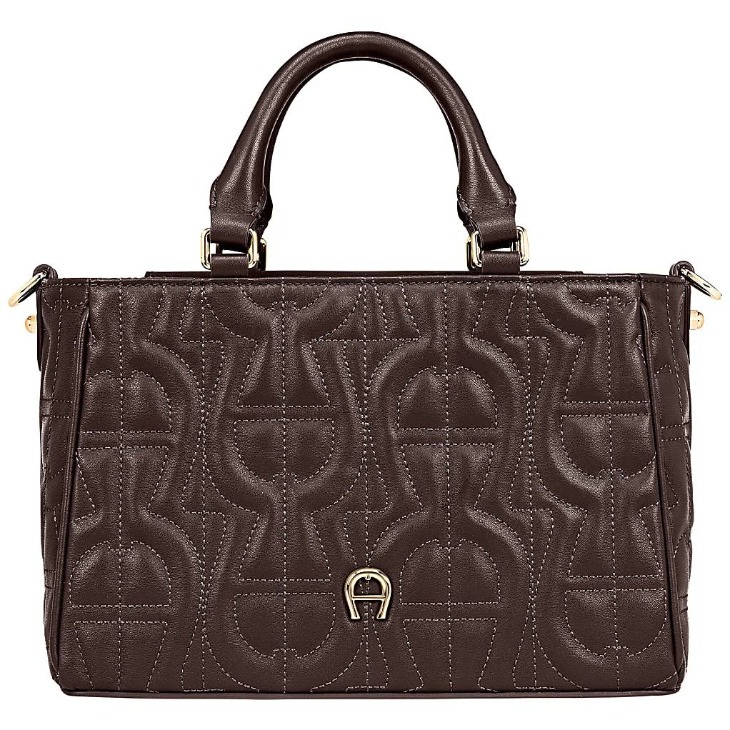 AIGNER DIADORA LOGO HANDTASCHE M - BRAUN
