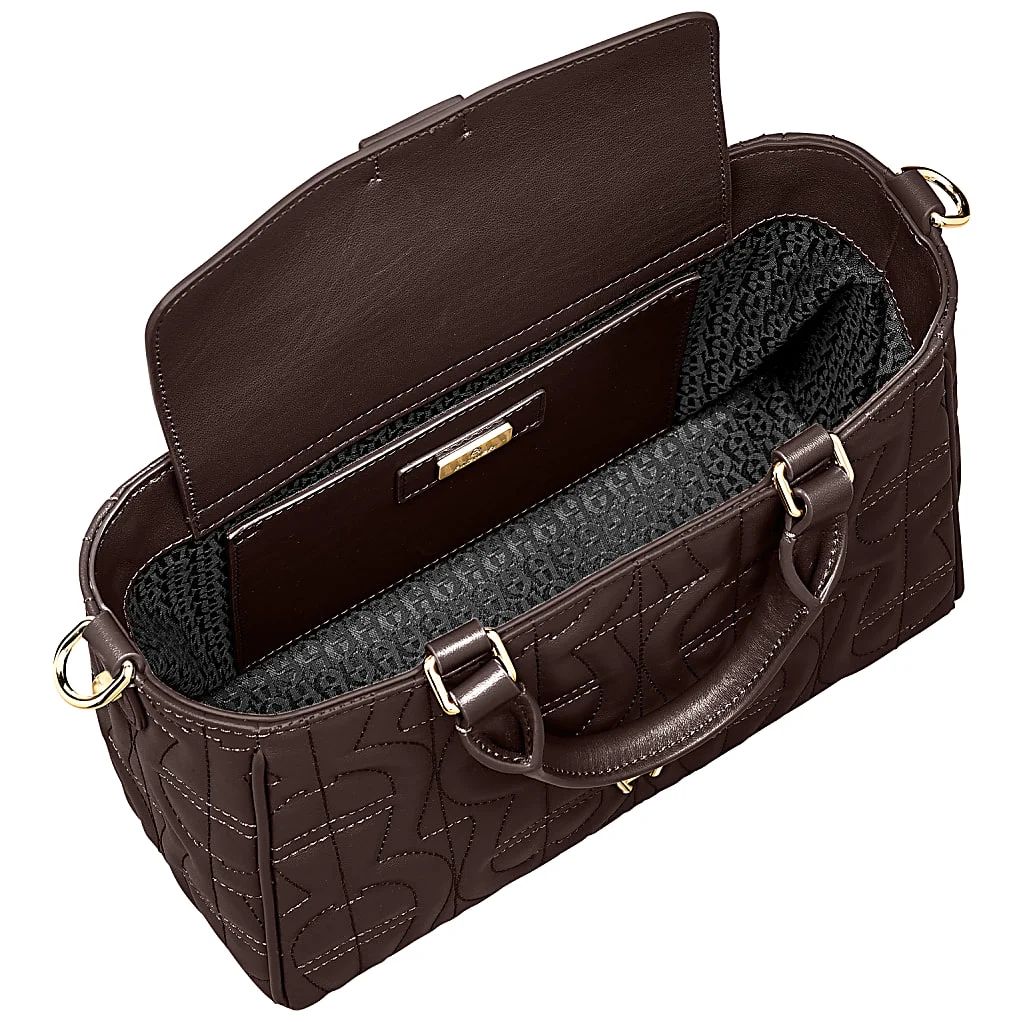 AIGNER DIADORA LOGO HANDTASCHE M - BRAUN